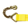 Winch Strap with chain anchor