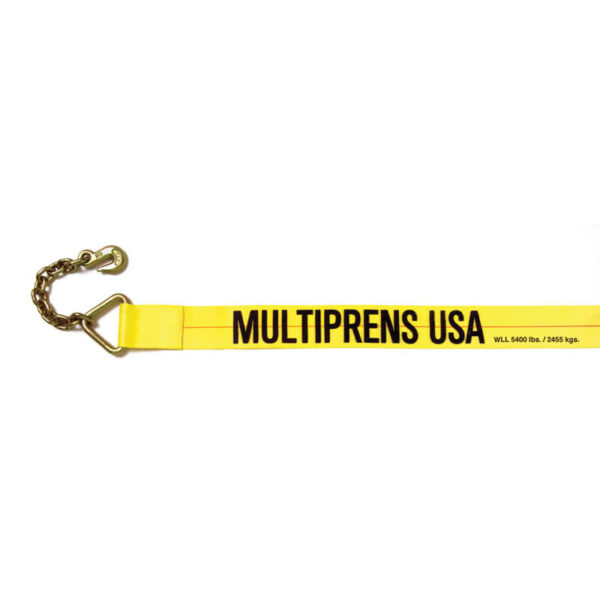 Tie 4 Safe 8 Pack Flatbed Winch Straps – 4 X 30′ – Flat Hook – WLL 5400 LBS – USA